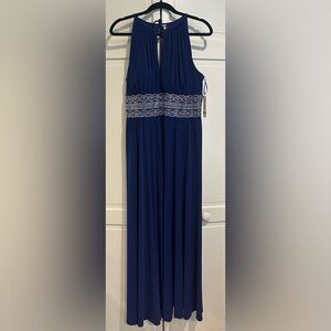 R&M Richards Electric Blue Maxi Dress